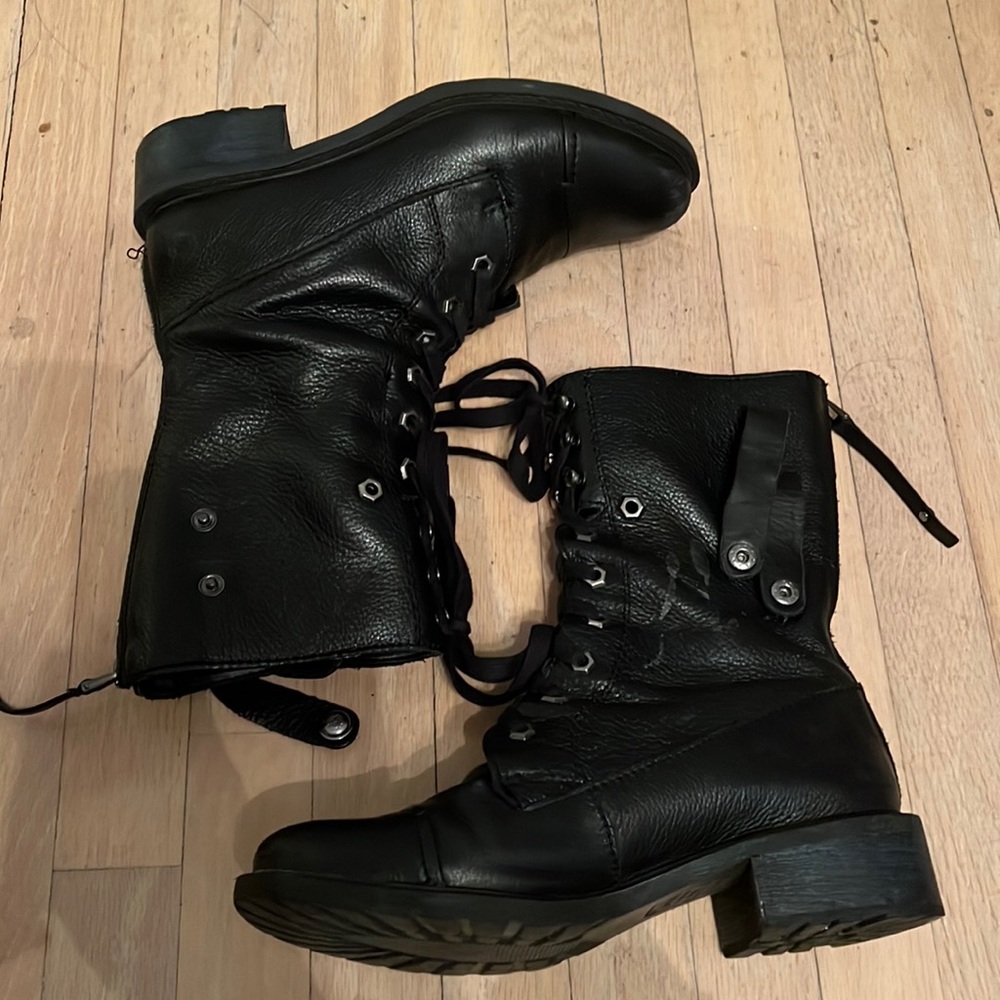 Sam Edelman combat boots